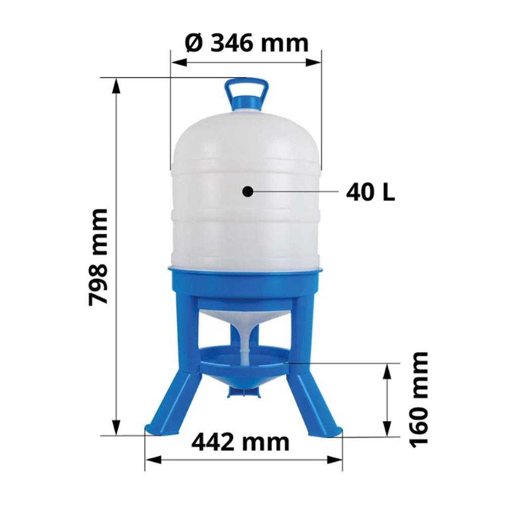 Abbeveratoio a Sifone 30L e 40L – Per Pollame Elevato - Image 8