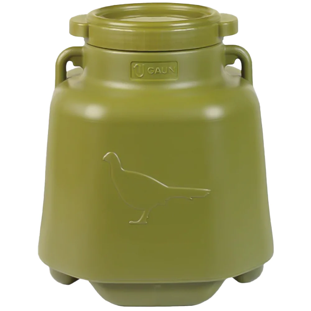 Abbeveratoio in plastica per esterni da 40 litri con bicchiere per bere