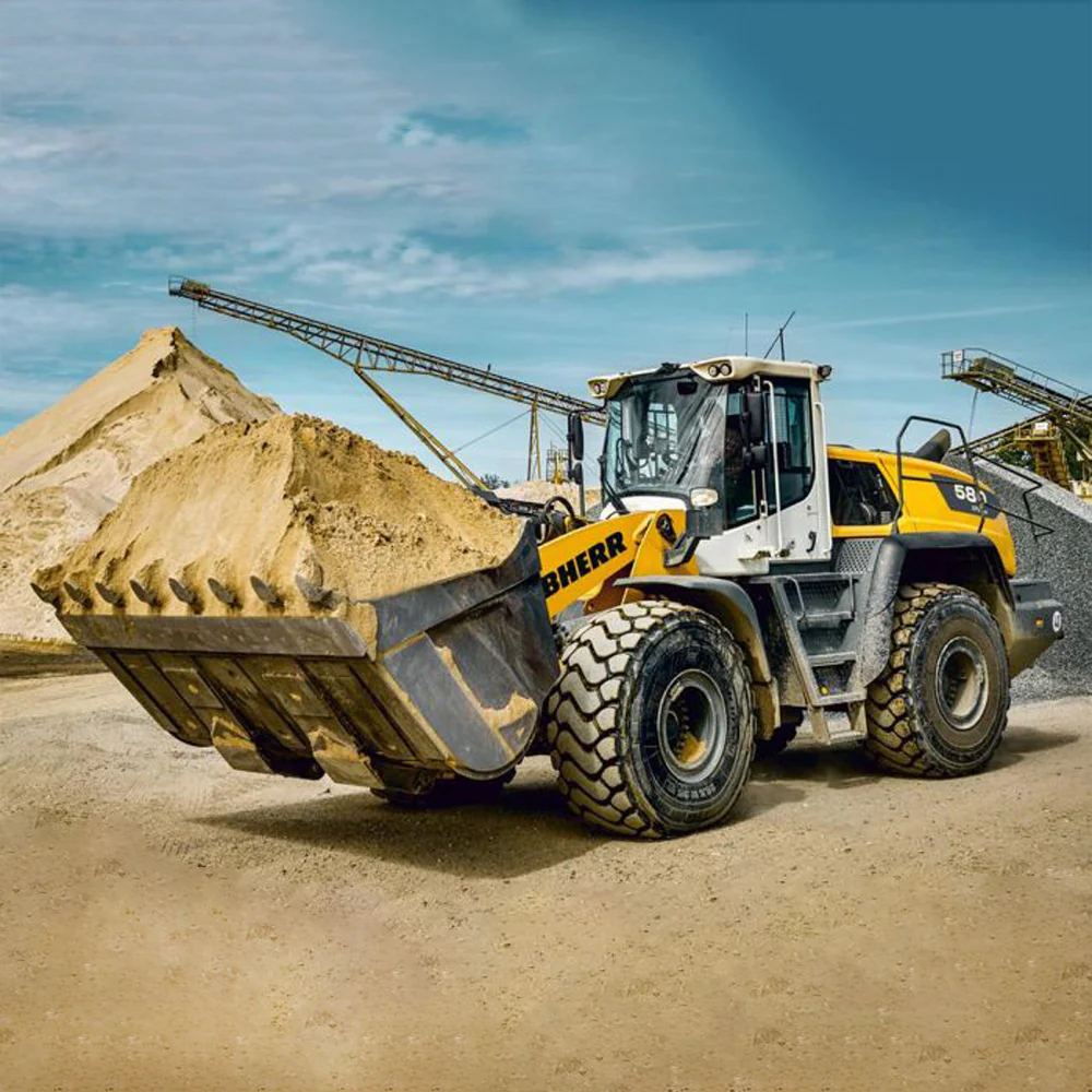 Agritura puzzle per bambini LIEBHERR PR736 bulldozer 60 Pezzi & L580 caricatore 200 pezzi - Image 3
