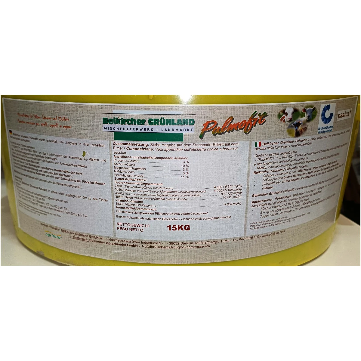 Beikircher Mangime minerale per vitelli Pulmofit - Image 2