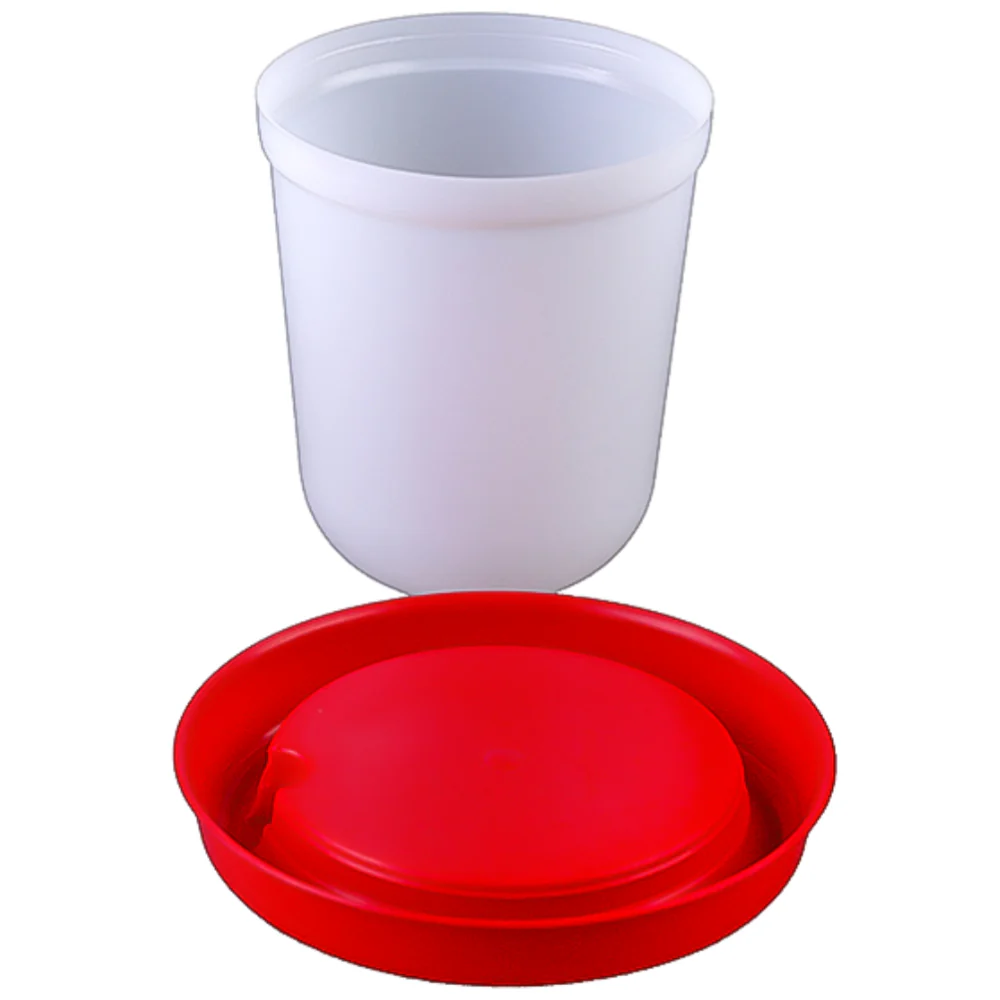 Bevutoio Super Eco per Galline 3L (Rosso) – Dispenser Acqua Resistente e Protetto UV - Image 2