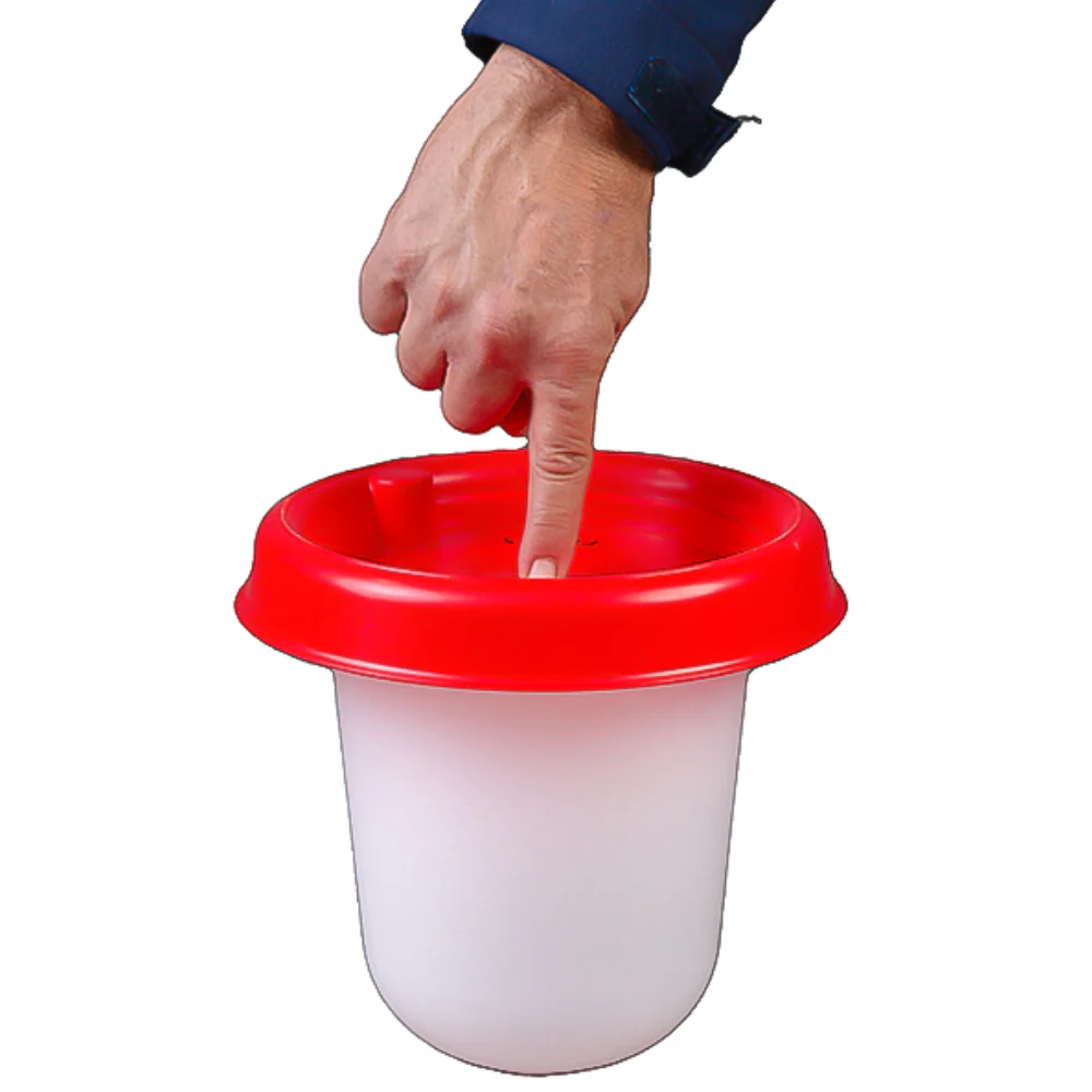 Bevutoio Super Eco per Galline 3L (Rosso) – Dispenser Acqua Resistente e Protetto UV - Image 3