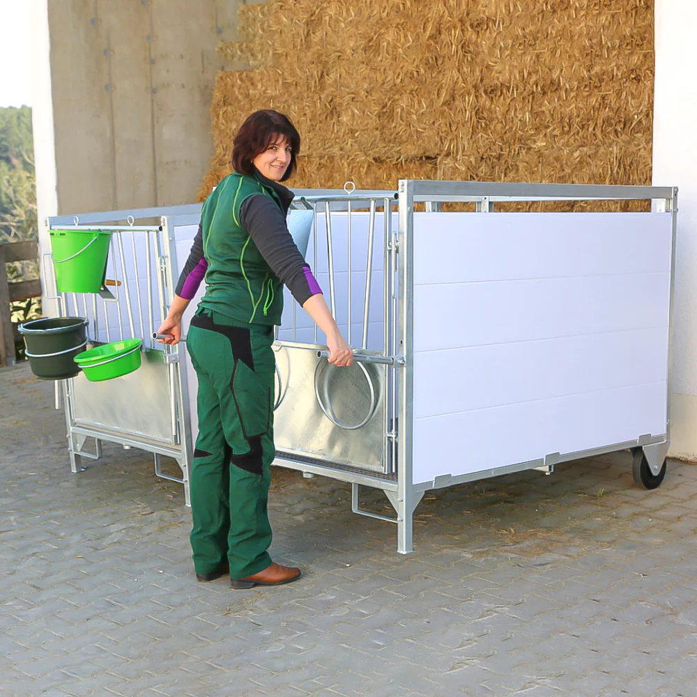 Box per vitelli con griglia antiscivolo e pannelli PVC - Image 17