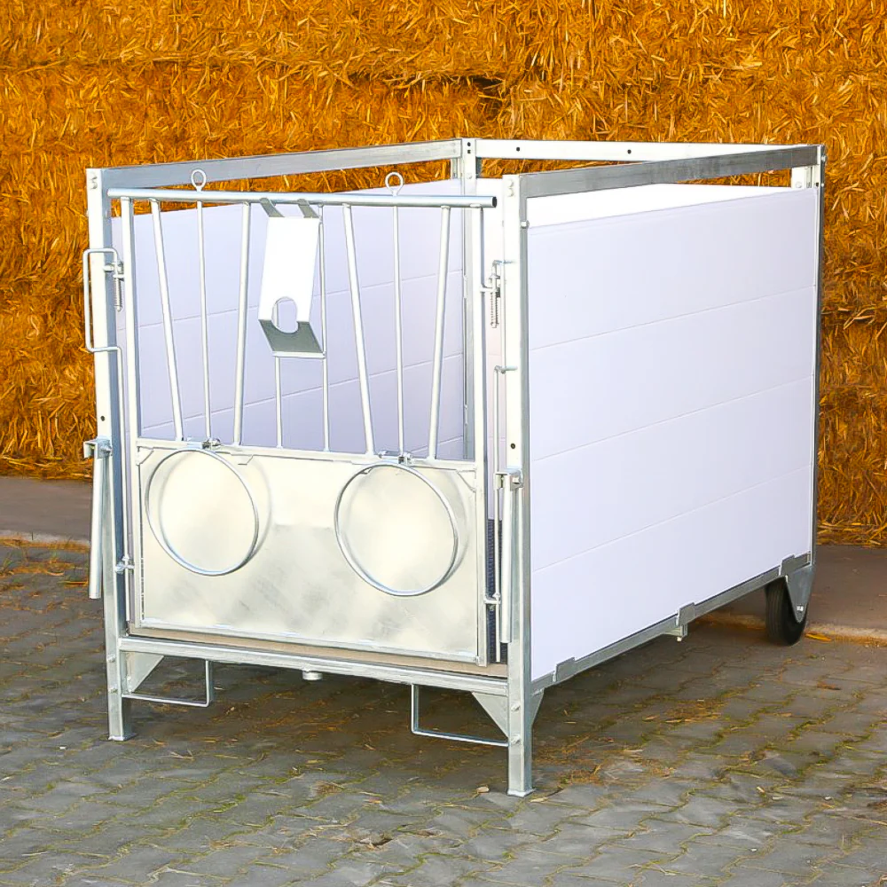 Box per vitelli con griglia antiscivolo e pannelli PVC - Image 21