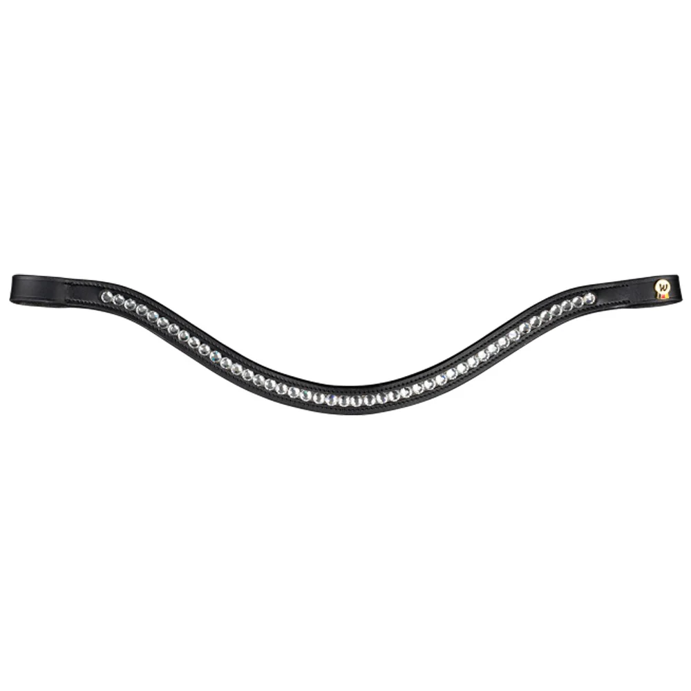 Briglia Waldhausen S-Line Magic con frontalino cristalli - Nero - Image 3