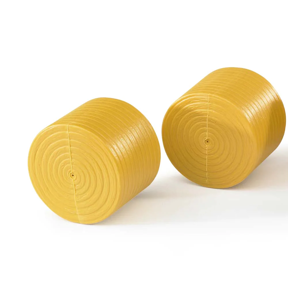 Bruder Accessories - Set of 4 ocher brown Round Hay Bales - Image 2