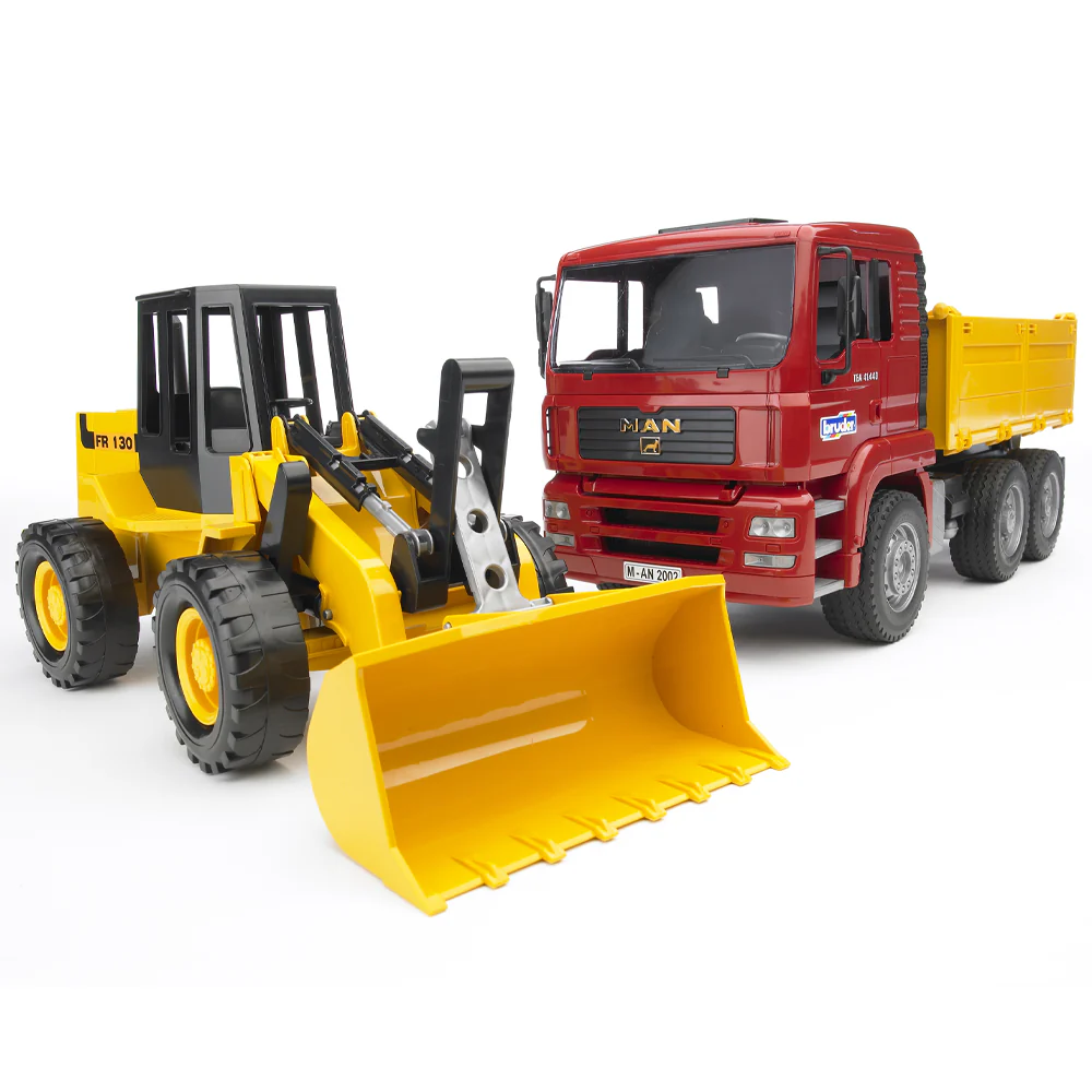 Bruder Dumper MAN TGA Set Giocattolo