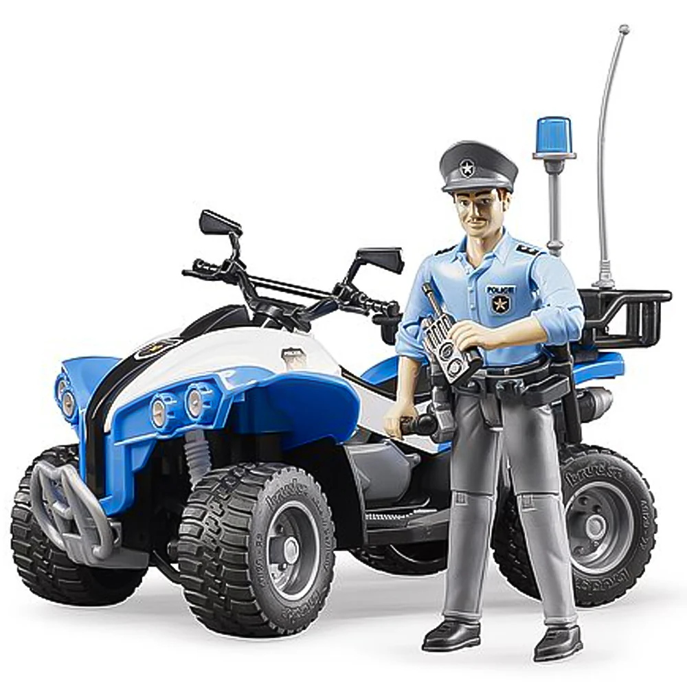 Bruder Quad della Polizia con Poliziotto e Attrezzature - Image 4