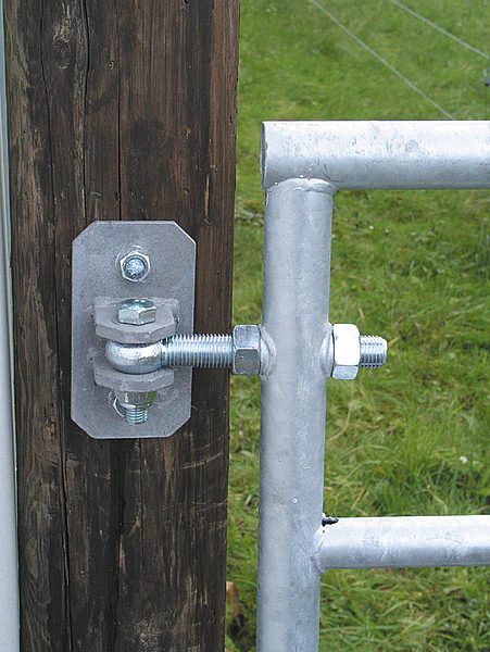 Cancello da pascolo con rete metallica a nodi fissi 1m - Image 4