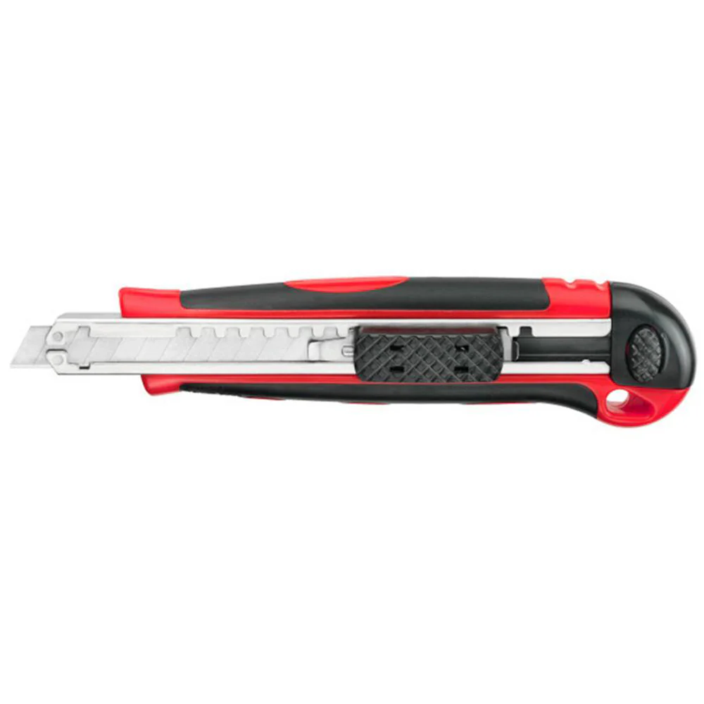 Cutter Professionale 9mm & 18mm con 3 Lame – Ergonomico & Cambio Lama Automatico