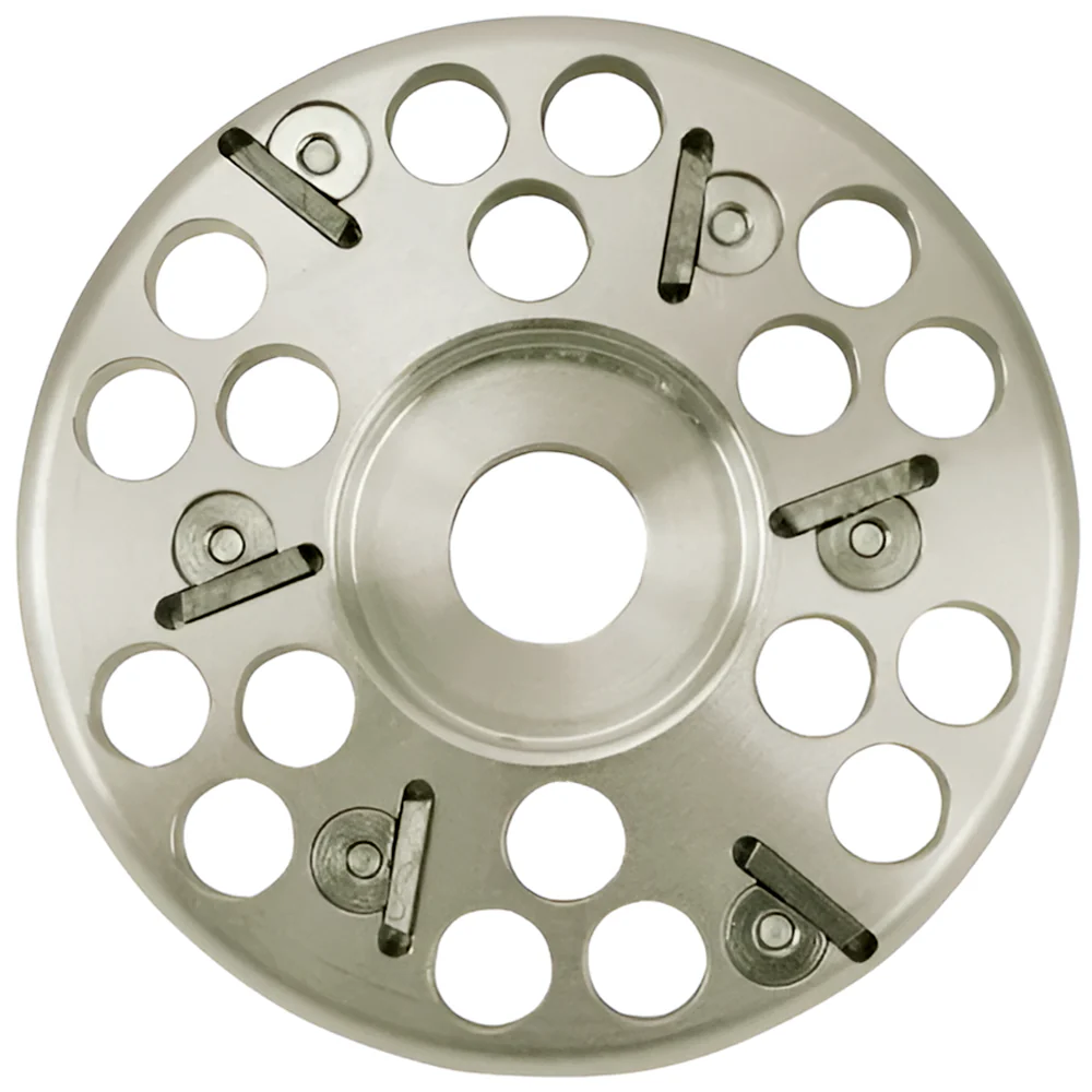Disco in alluminio fresatore