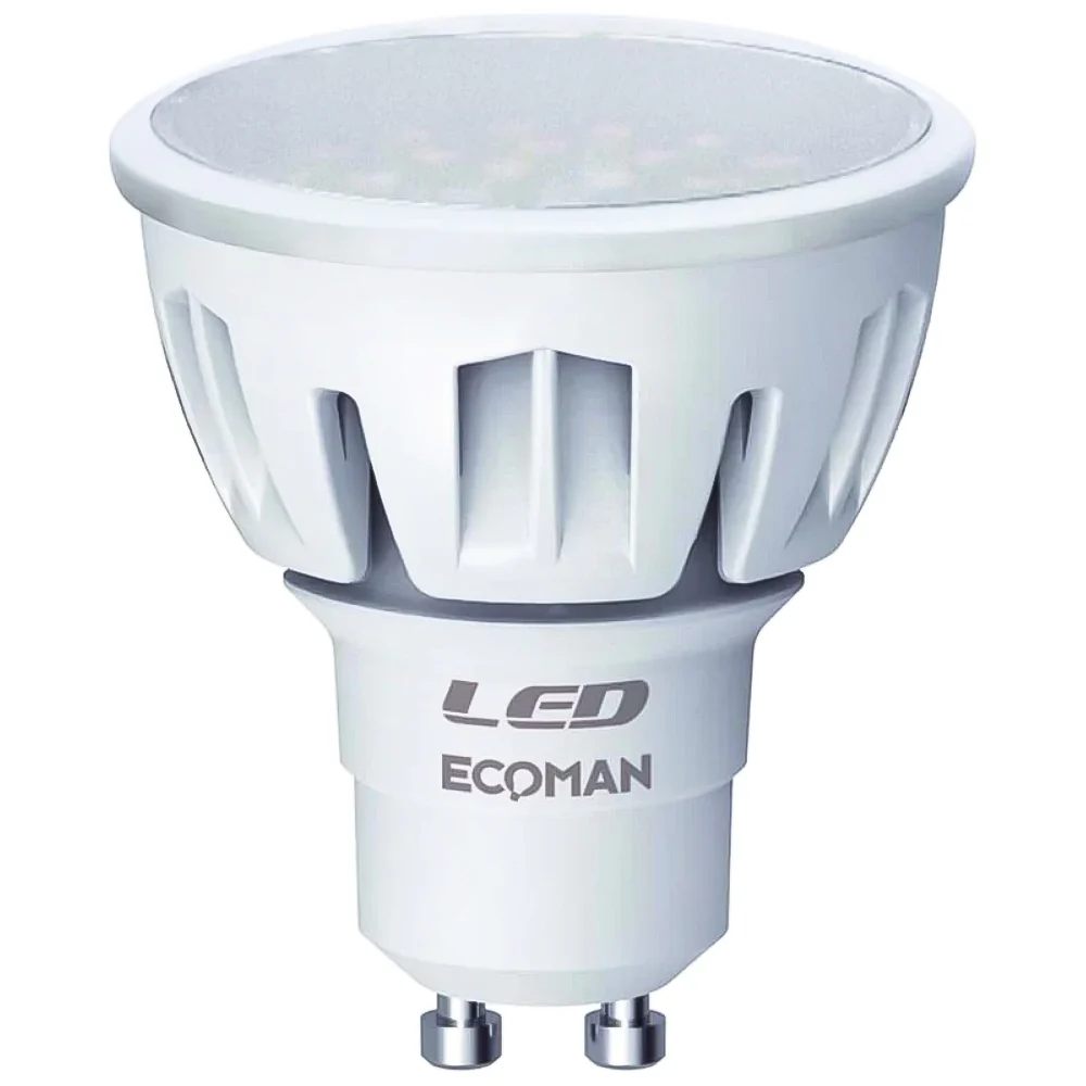 Ecoman 0006 Led Dicroica 7W Gu10 Luce Calda