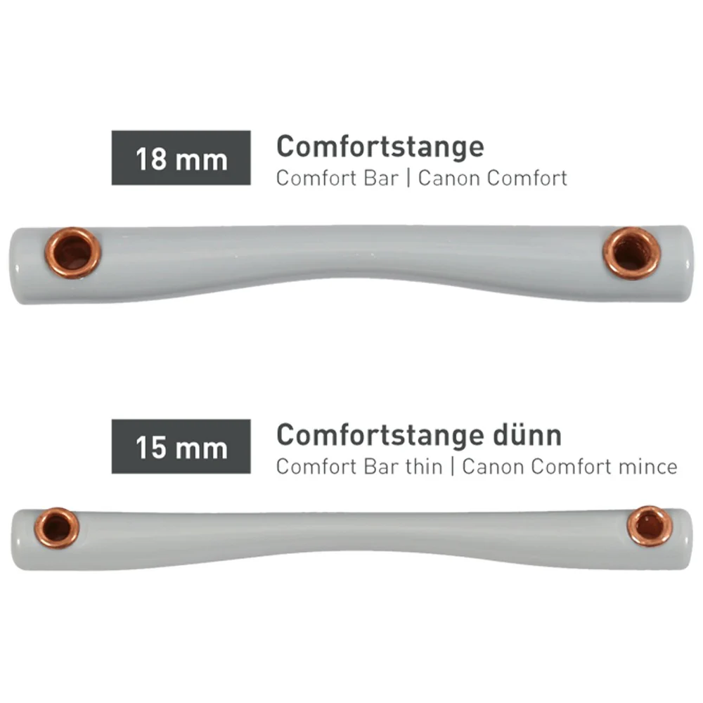 Filetto ad anelli beris con cannone comfort, anello 6cm - Image 2