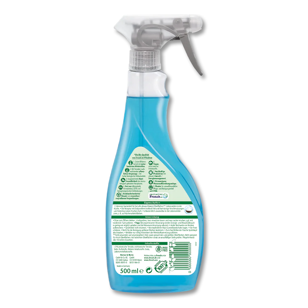 Frosch Detergente Universale alla Soda e Igienizzante alla Lavanda 500ml - Image 2