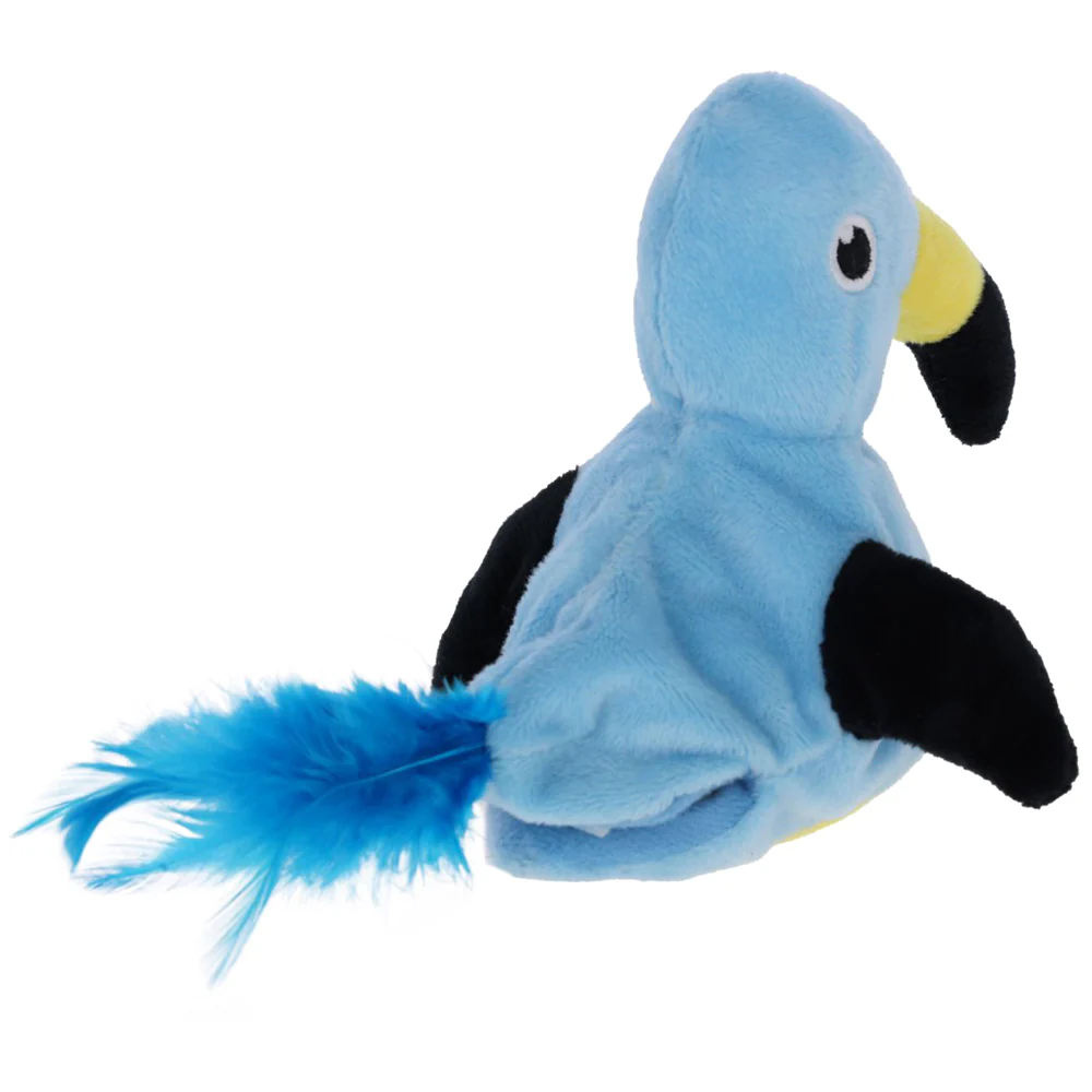 Giocattolo per Gatti Jumping Bird Interattivo con Suono Ali in Movimento e Ricarica USB - Image 2