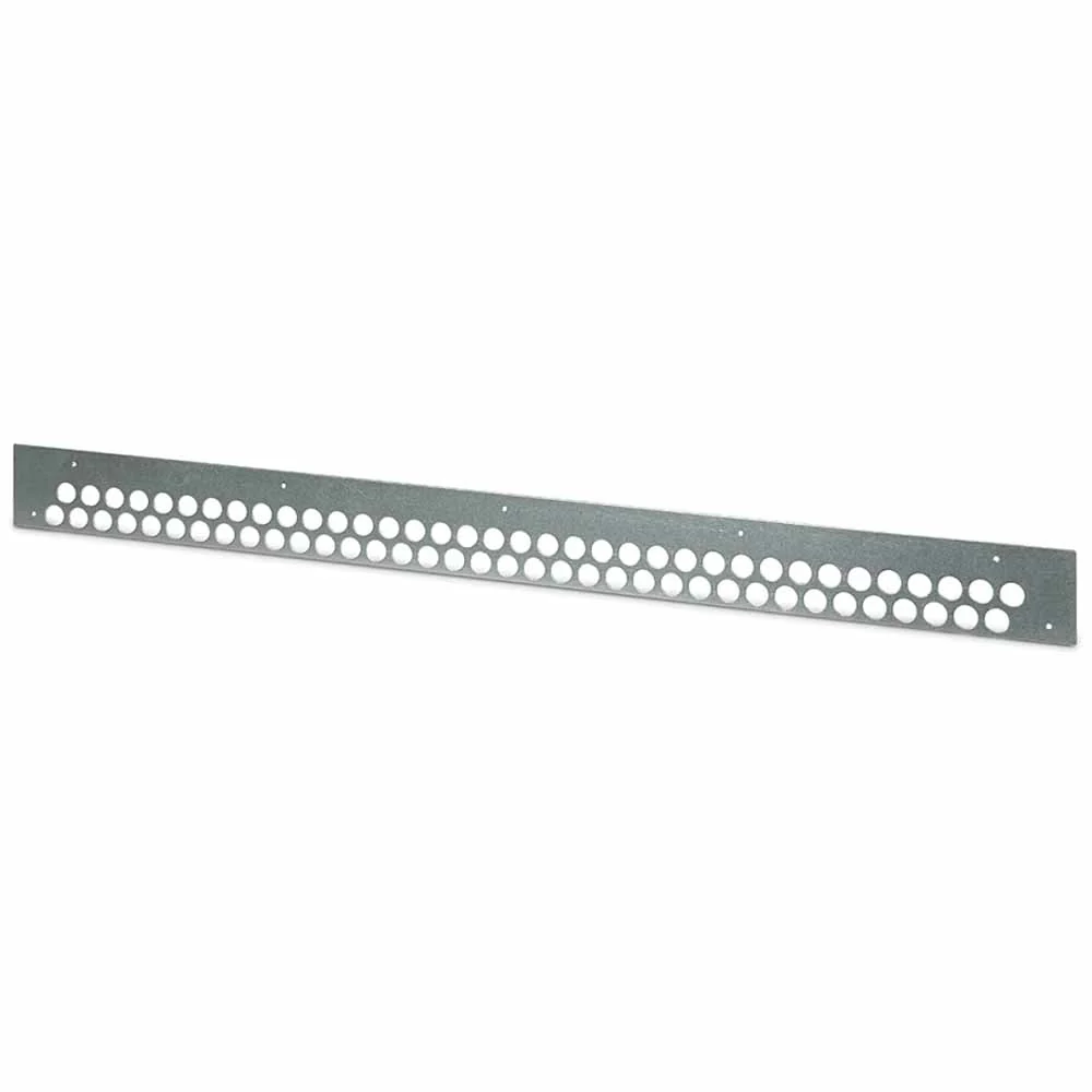 Griglia per polline in acciaio zincato a fori rotondi 470 x 380mm