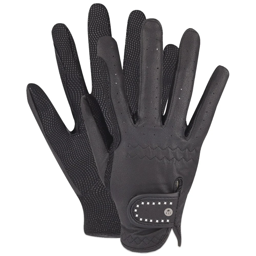 Guanti da Equitazione Allrounder Neri per Bambini - Image 2