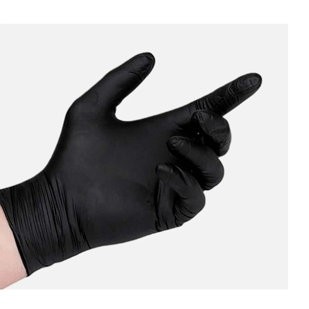 Guanti Monouso in Nitrile Lungo Nero da 30 cm: Protezione Confortevole Confezione da 50 pezzi - Image 3