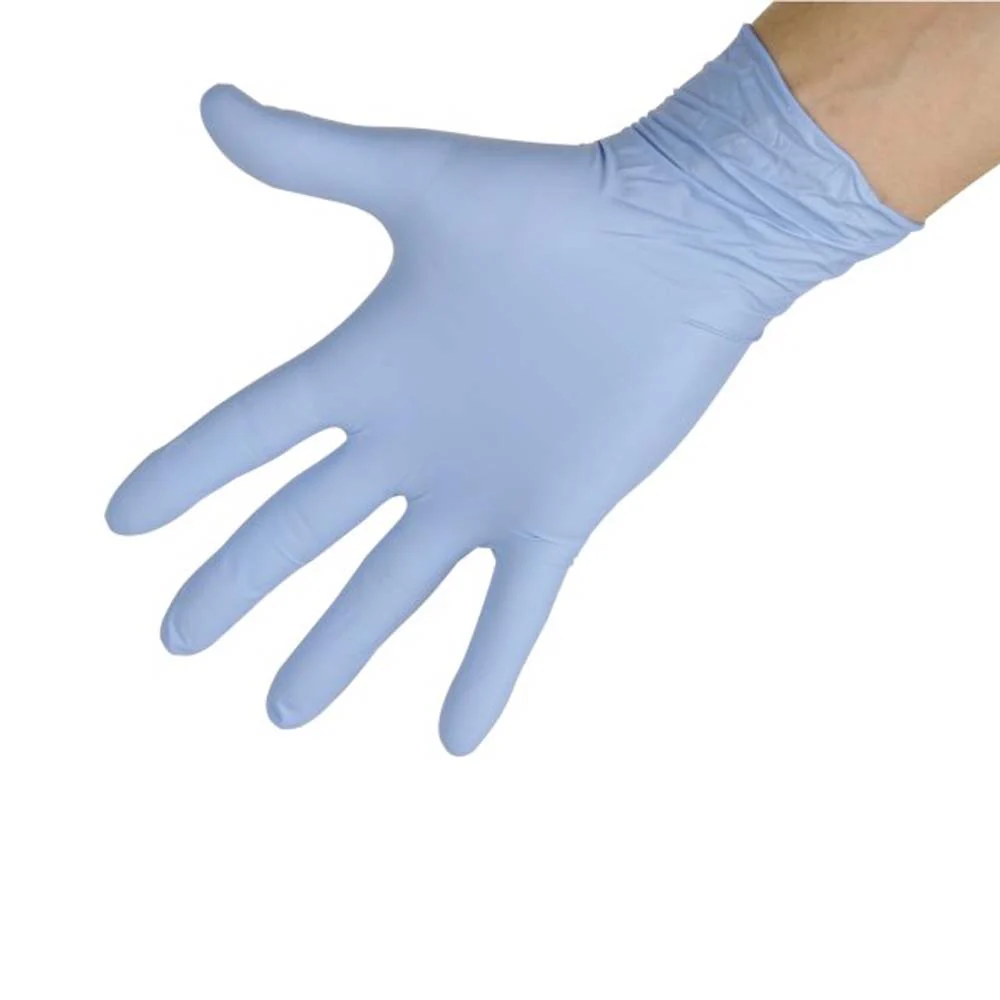 Guanto monouso in nitrile - Blu - Image 3