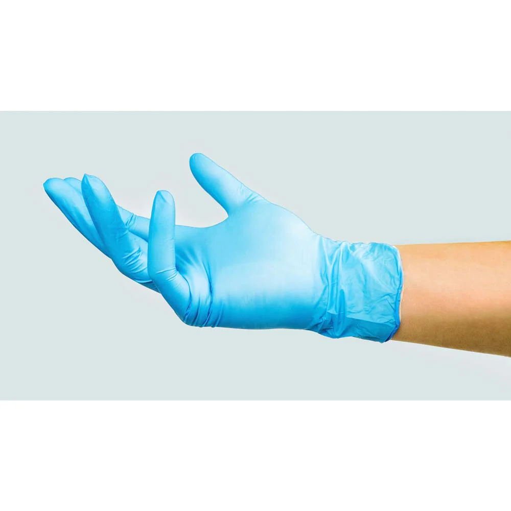 Guanto monouso in nitrile - Blu - Image 4