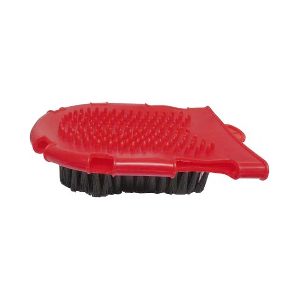 Guanto Pulizia e Massaggio Rosso per Cavallo - Image 5