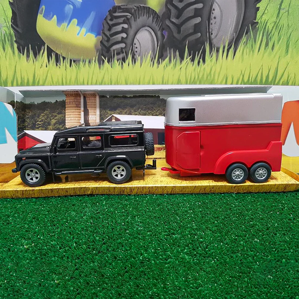 Kids Globe - Land Rover Defender con Rimorchio per Cavalli - Image 5
