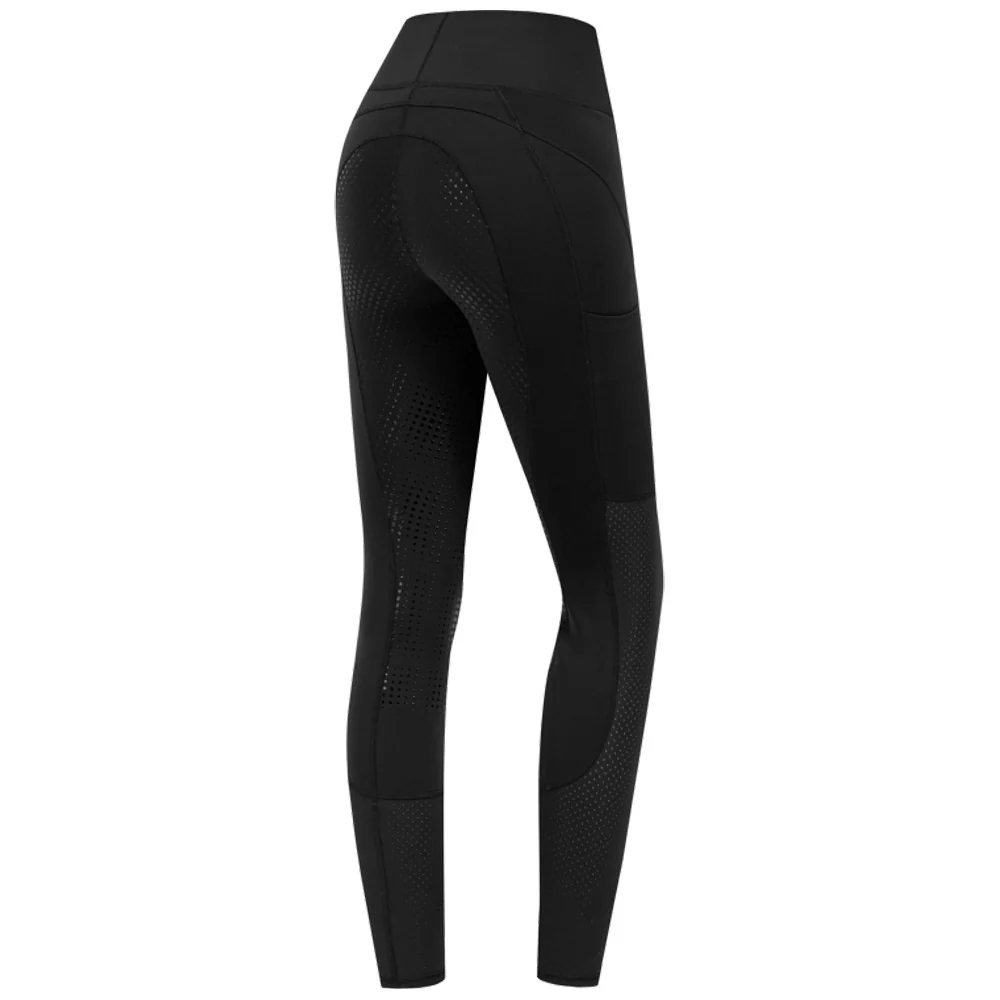 Leggings Equitazione Hanna Mesh Vita Alta Silicone Comfort Donna - Image 10