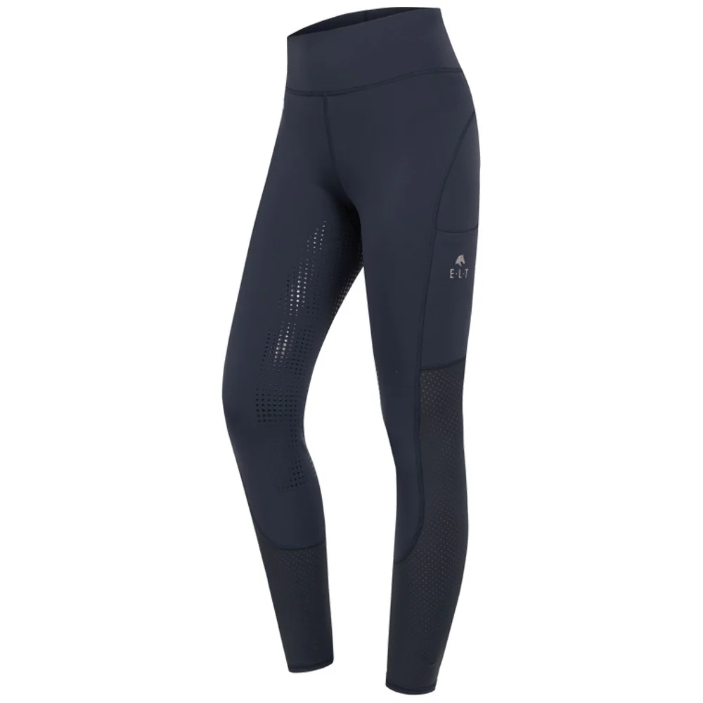 Leggings Equitazione Hanna Mesh Vita Alta Silicone Comfort Donna - Image 4