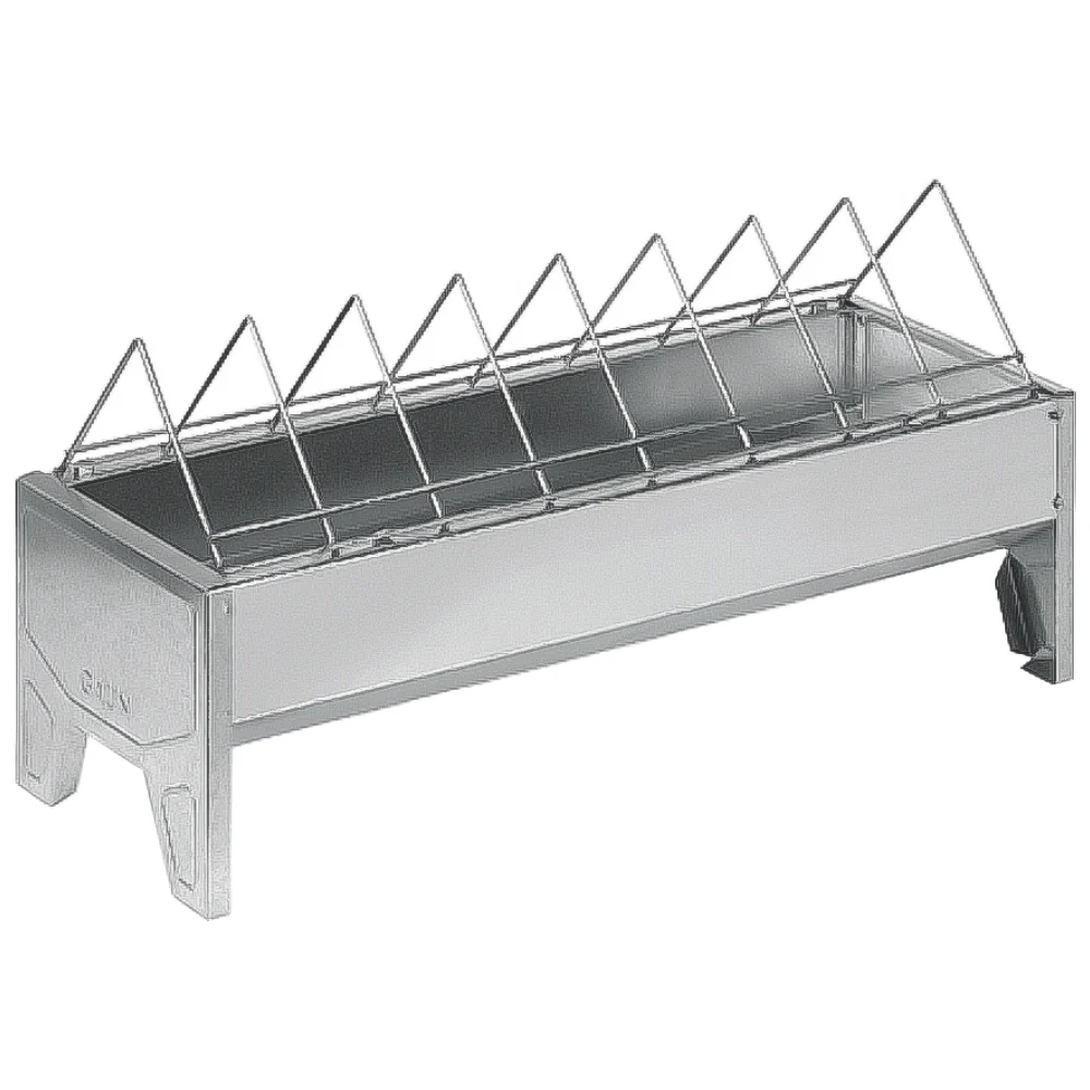 Mangiatoia in Metallo ad Alta Capacità per Polli – 1 Metro & 50 CM, Design Anti-Spreco
