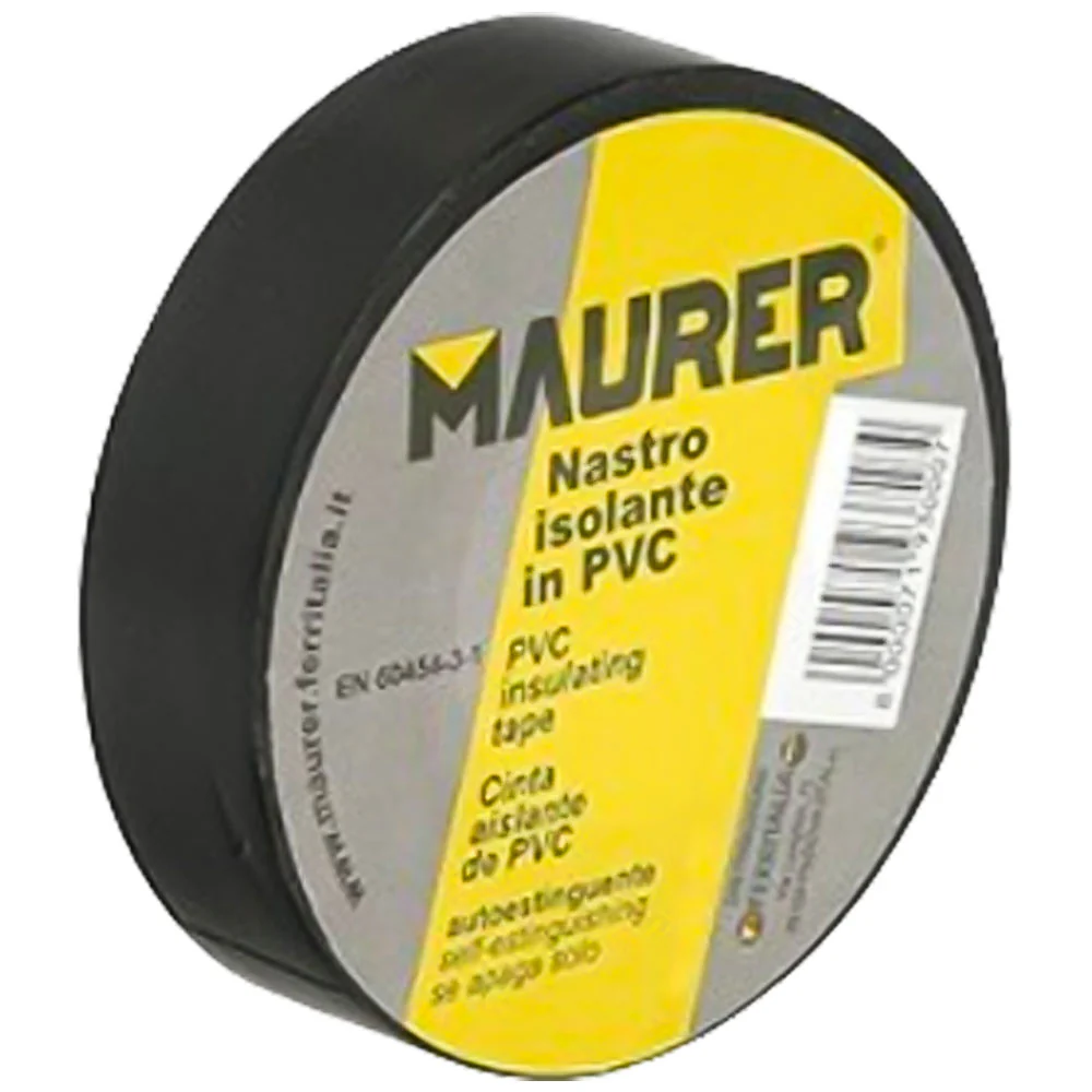 Nastro isolante nero 0,13mm x 25m