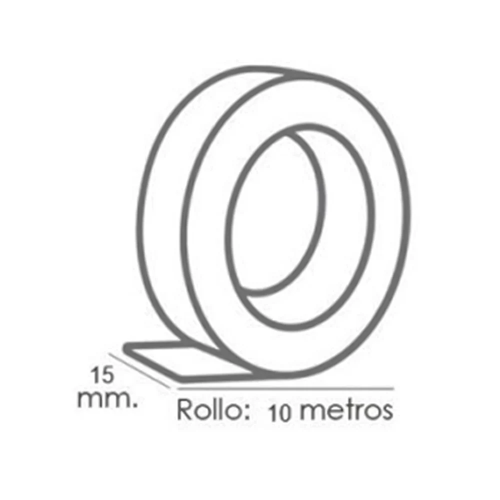 Nastro isolante nero 0,13mm x 25m - Image 3