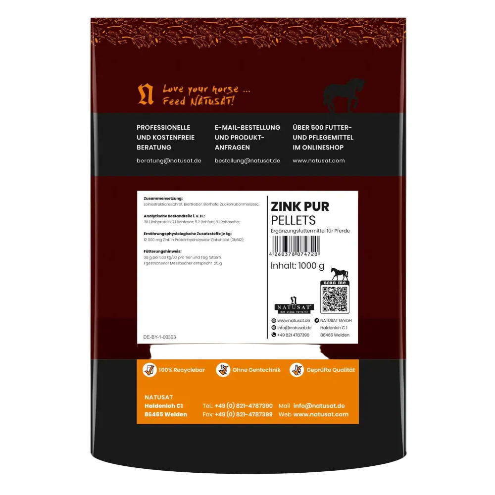 Natusat Zink Pur Pellets - Image 2