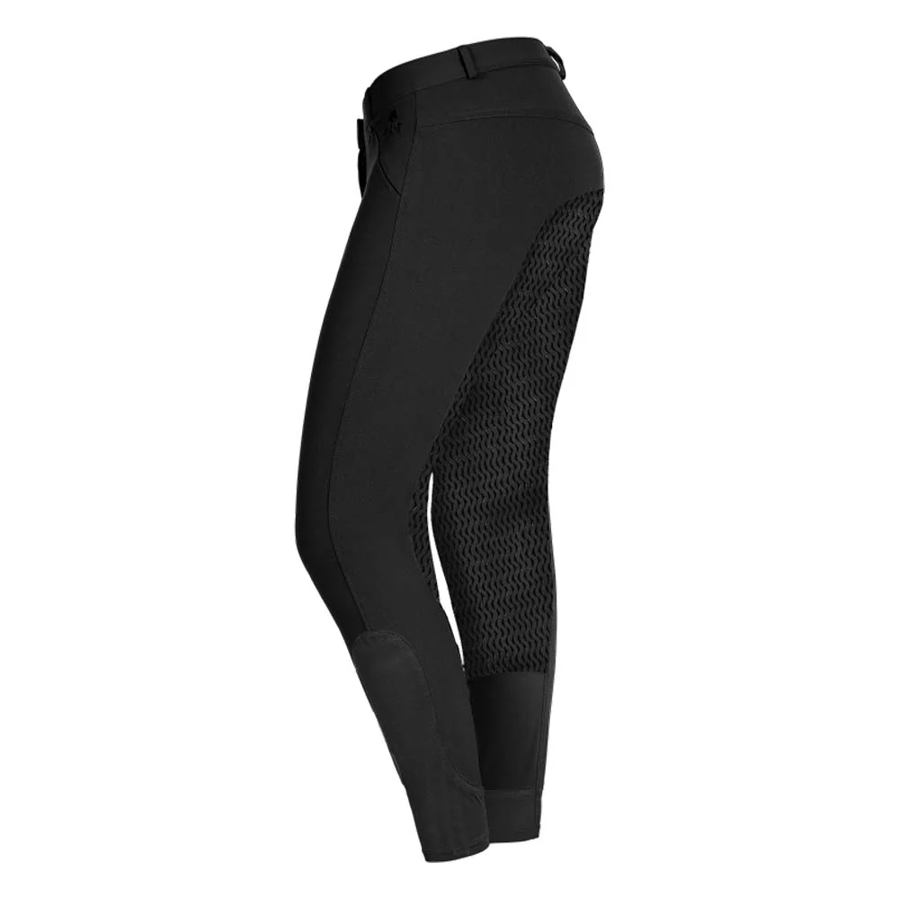Pantaloni Equitazione Dahlia Silicone, Nero - Image 4