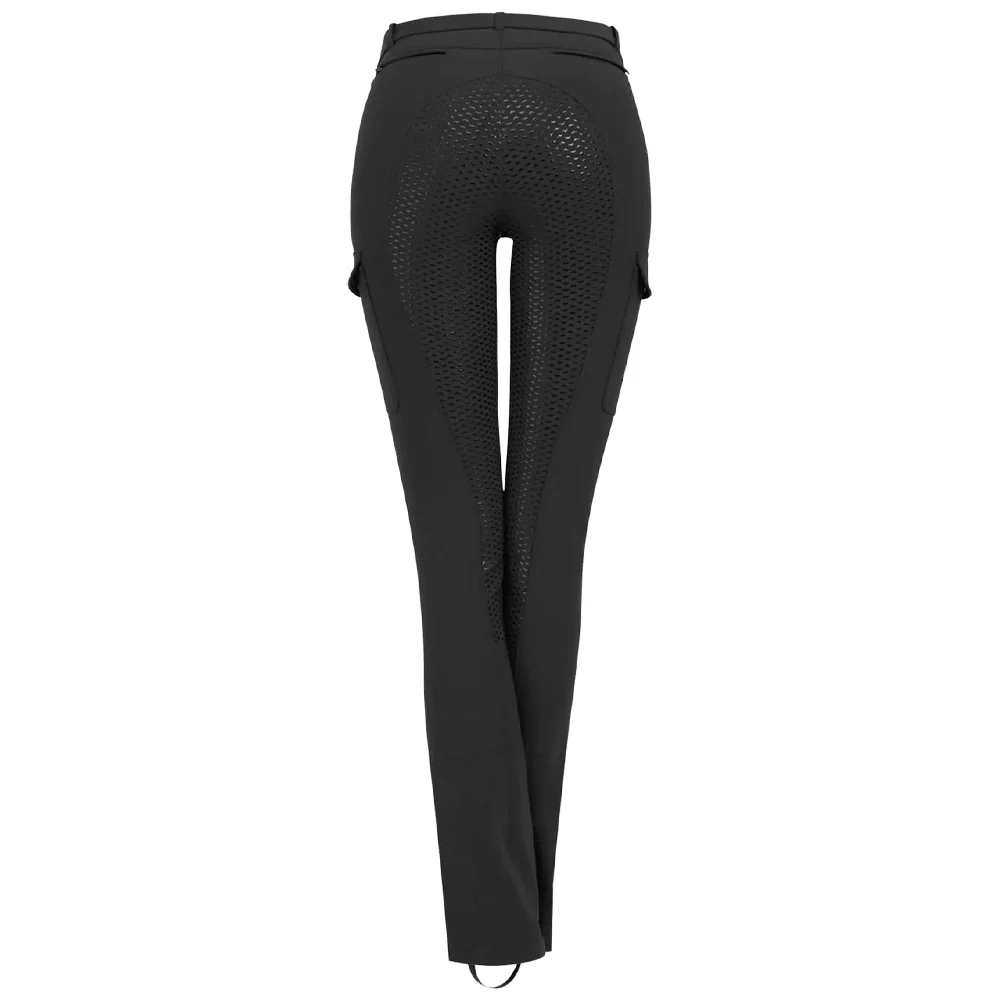 Pantaloni Equitazione Micro Jodhpur Cargo Silicone Grip Donna - Image 9