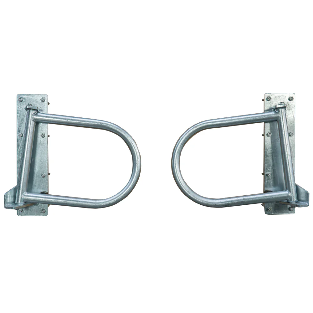 Portone ad altalena a due ante unidirezionale per montaggio su Pali 90×90mm con bulloni a U