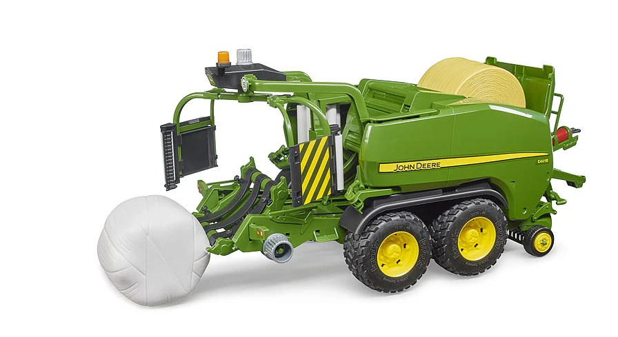 Pressa con avvolgitore rotoballe John Deere C441R - Image 3