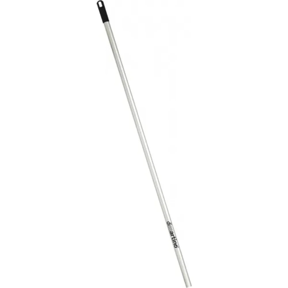 Rastrello Nero per Foglie con Manico in Alluminio 150 cm