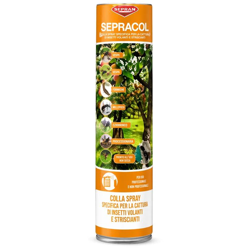 Sepran Sepracol -  Colla Spray Contro Insetti Volanti e Striscianti