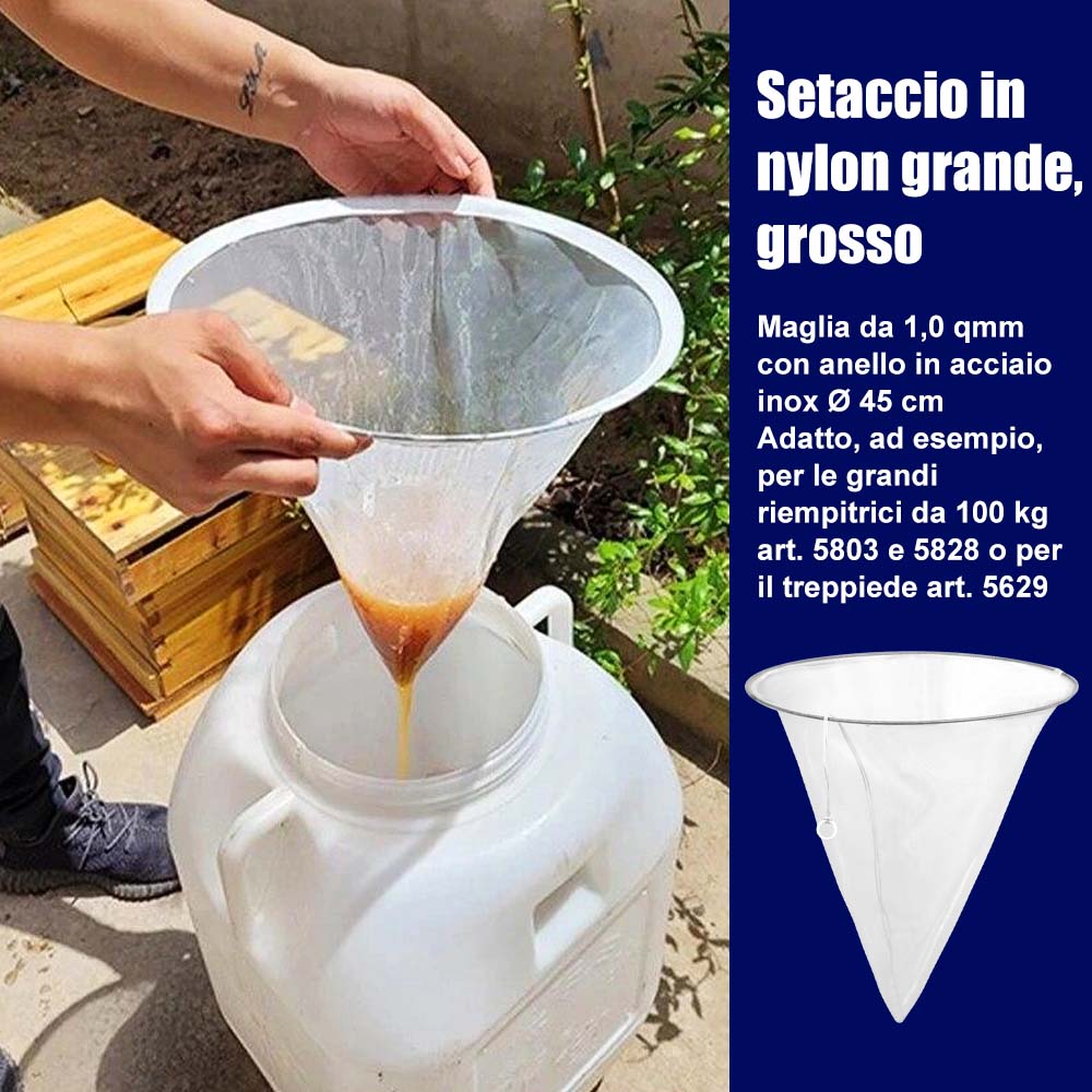Setaccio in nylon grande, grosso - Image 9