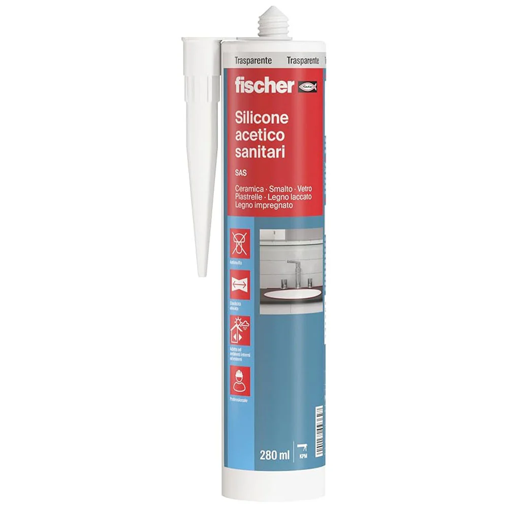 Sigillante siliconico Fischer, 280ml