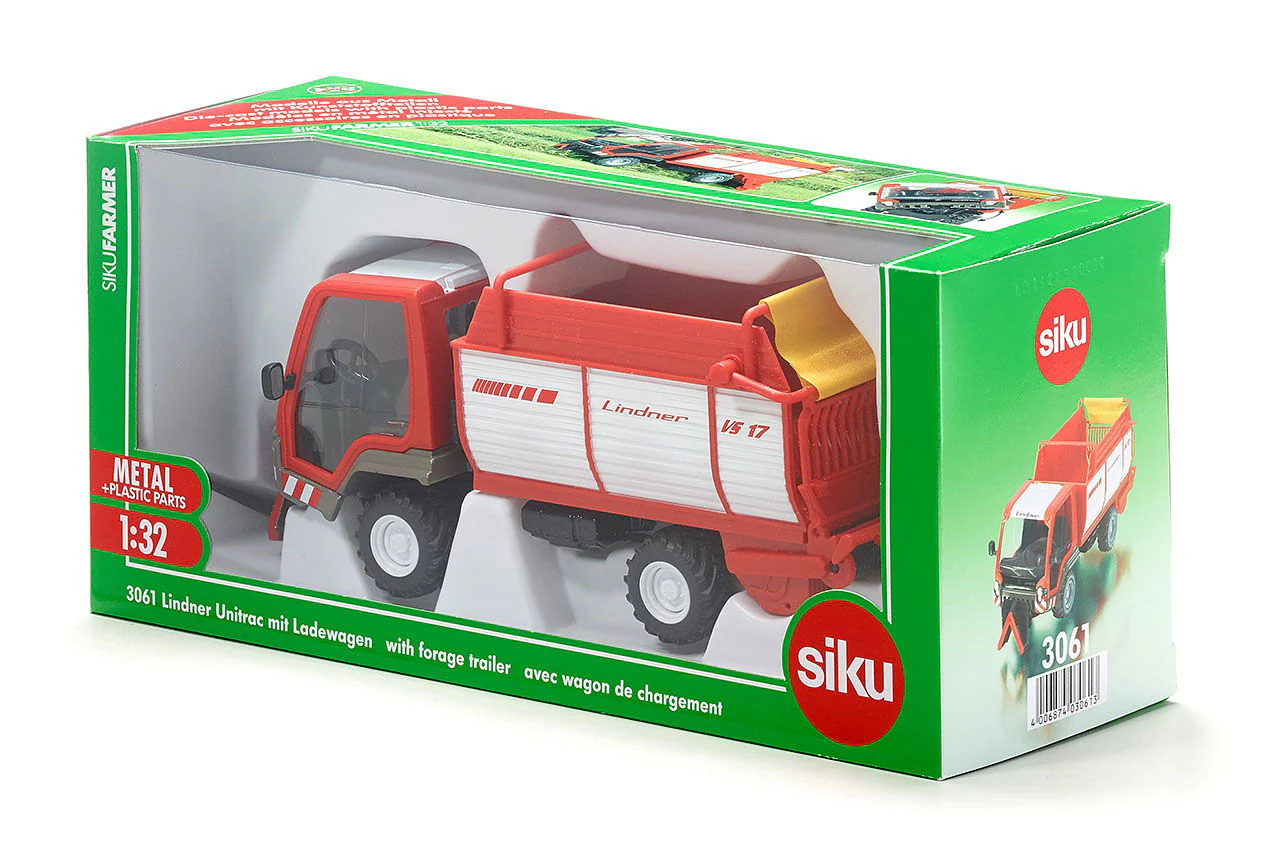 Siku 3061 Trattore Lindner Unitrac con Caricafieno - Scala 1:32 Giocattolo - Image 6