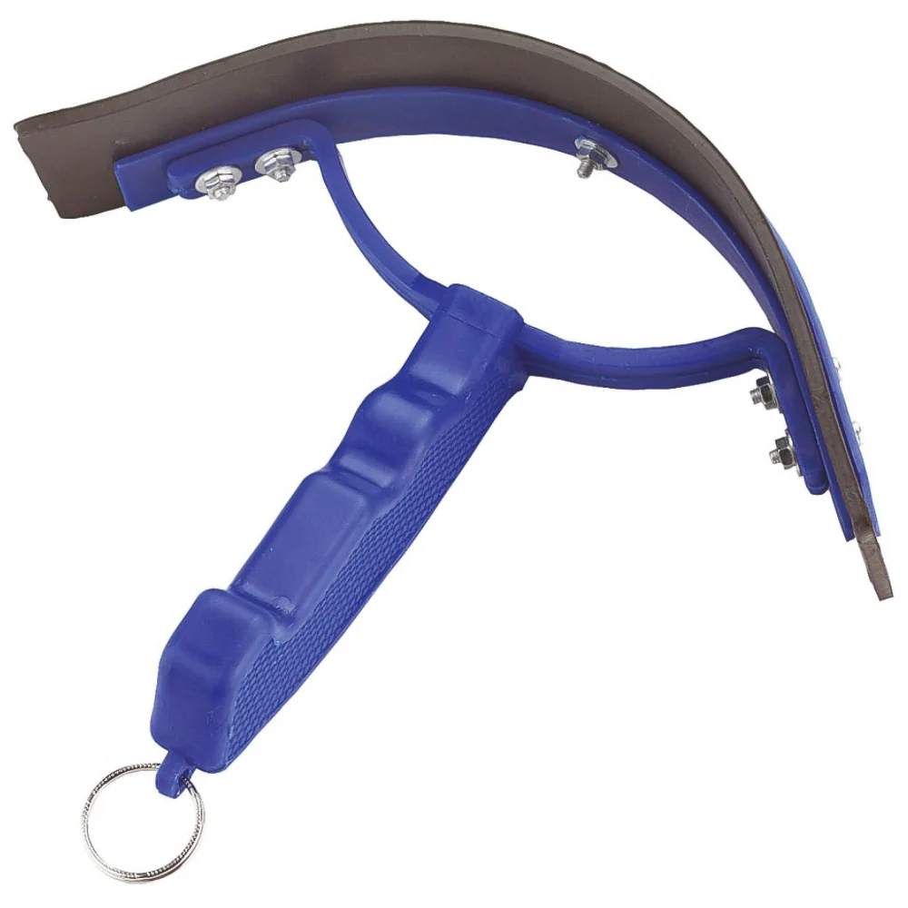 Stecca Levasudore Semicircolare con Gomma Blu