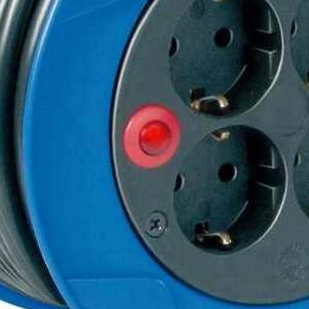 Tamburo Cavi ST 180 Blu 15m con 4 Prese - Image 3