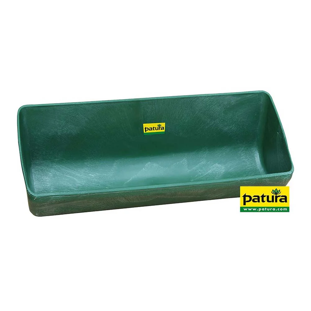 Trogolo lungo in plastica verde - 13 litri - Image 2