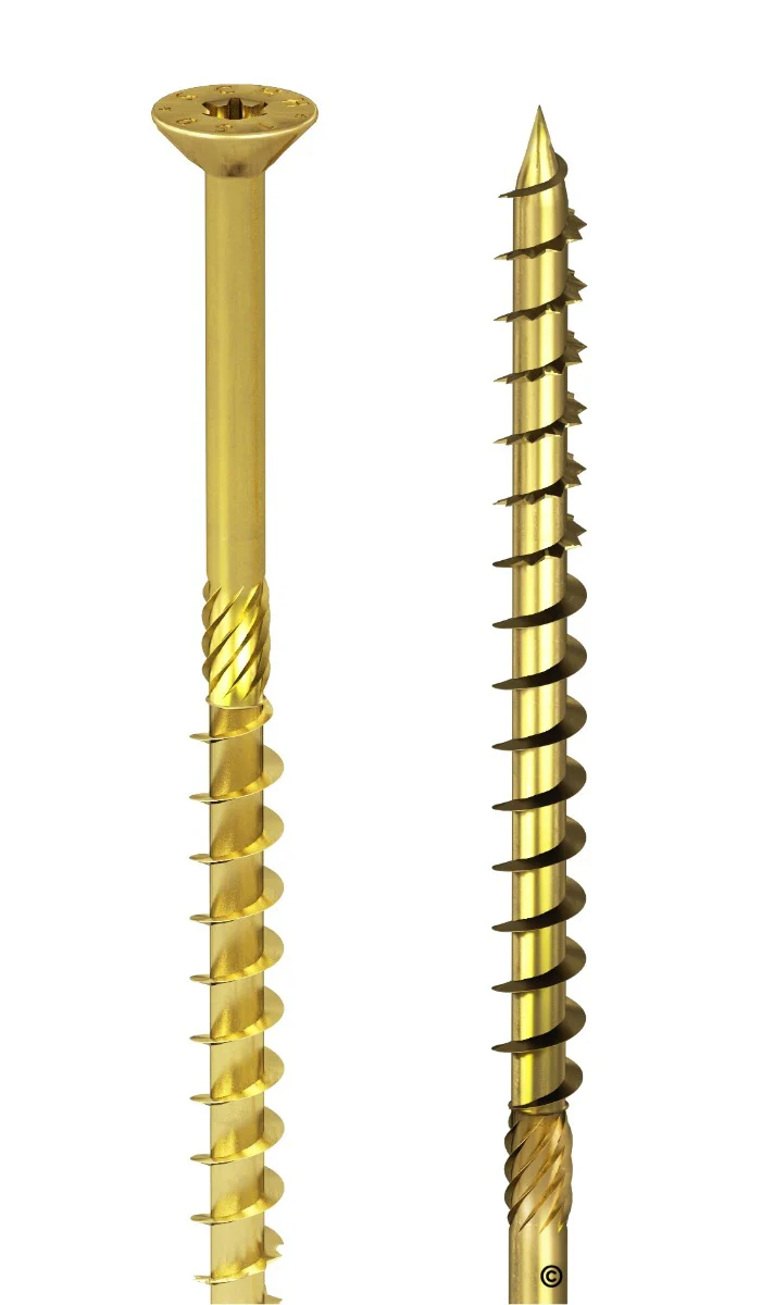 Vite per legno gialla SCH-H 4,5mm x 60mm 200pz - Image 2